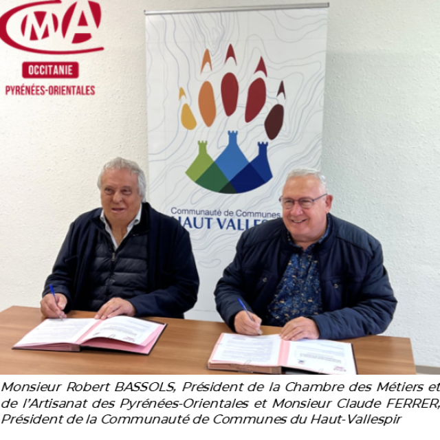 Partenariat et permanences avec la Chambre des Métiers et de l&rsquo;Artisanat des Pyrénées-Orientales
